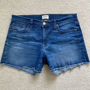 J Crew denim or jean shorts mid-rise size 29